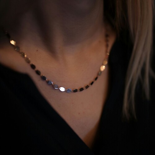 By Golden House - Oval Pul Kolye (1) By Golden House - Oval Pul Kolye (1)