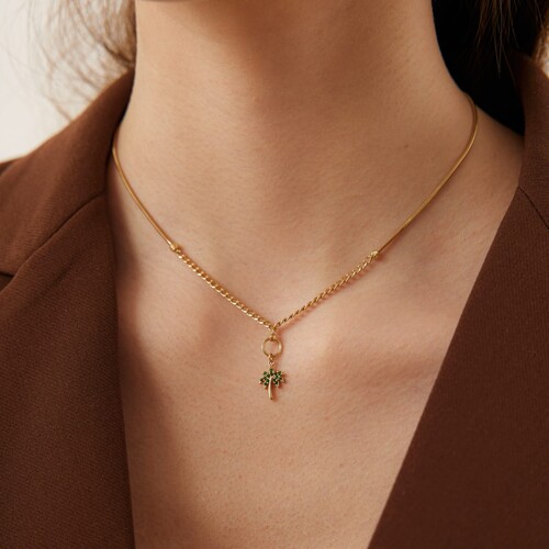 By Golden House - Palmiye Choker Kolye By Golden House - Palmiye Choker Kolye