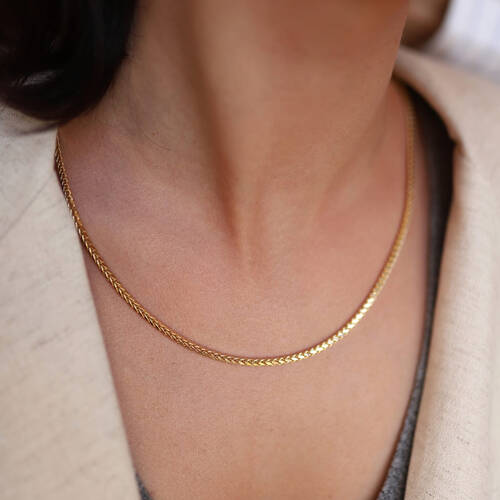 By Golden House - Palmiye Kolye (1)