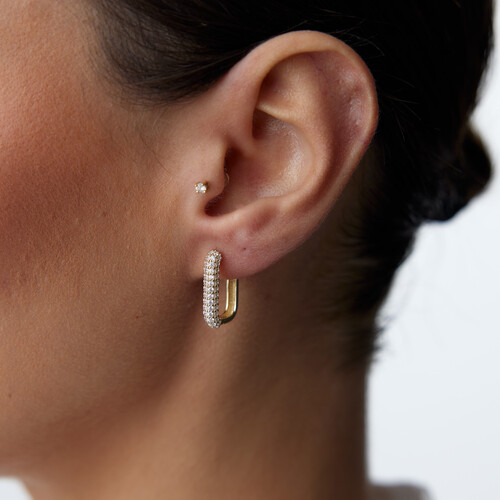 By Golden House - Pave Taşlı Ataç Küpe (1) By Golden House - Pave Taşlı Ataç Küpe (1)