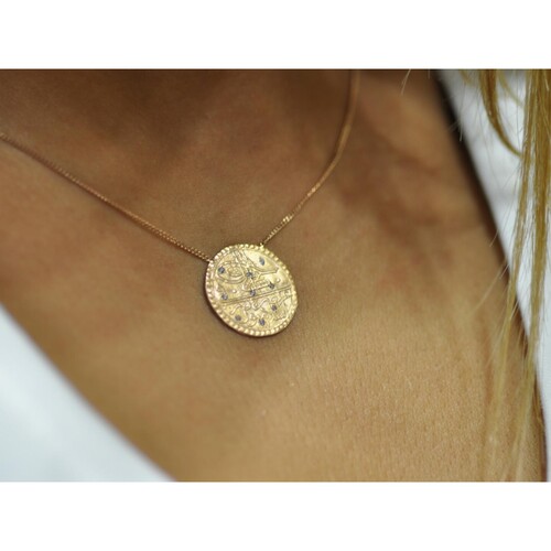 By Golden House - Penez Tuğralı Kolye