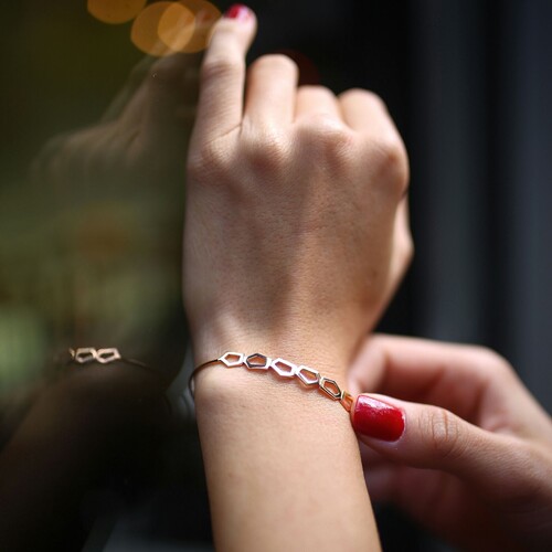 By Golden House - Petek Bilezik By Golden House - Petek Bilezik