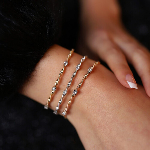 By Golden House - Pırlanta Helezon Burgu Bilezik (1) By Golden House - Pırlanta Helezon Burgu Bilezik (1)