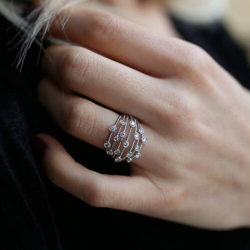 By Golden House - Pırlanta Tohumlu Yüzük