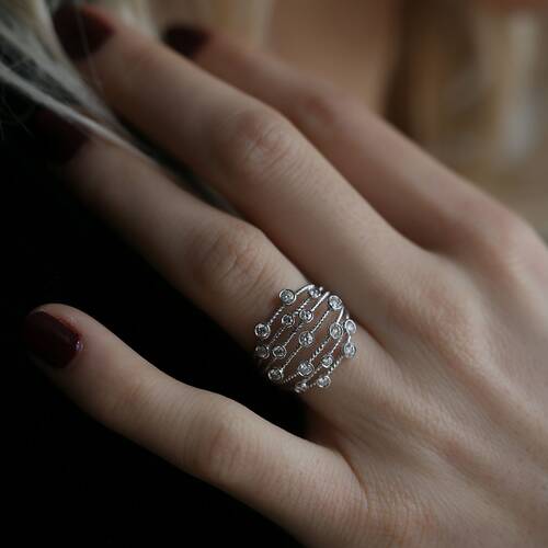 By Golden House - Pırlanta Tohumlu Yüzük (1)