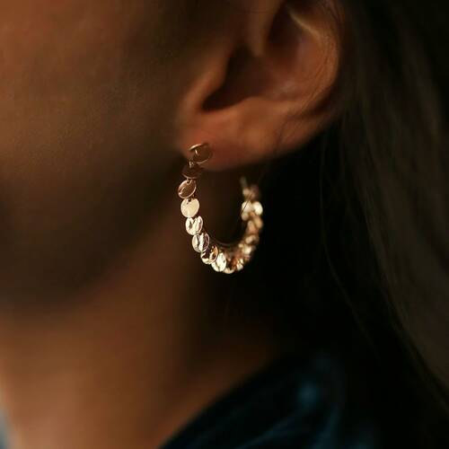 By Golden House - Pullu Tef Küpe