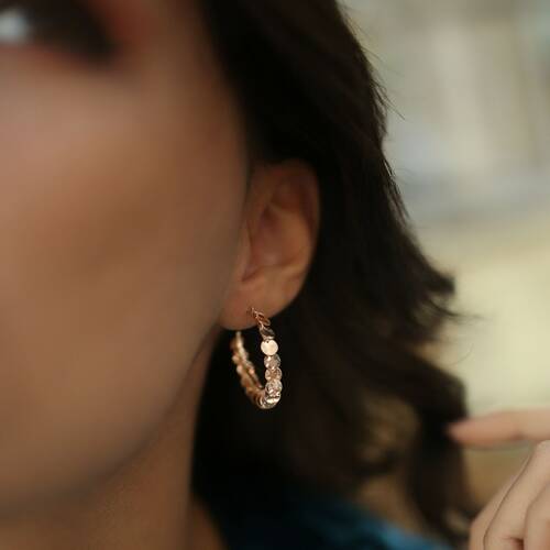 By Golden House - Pullu Tef Küpe (1)