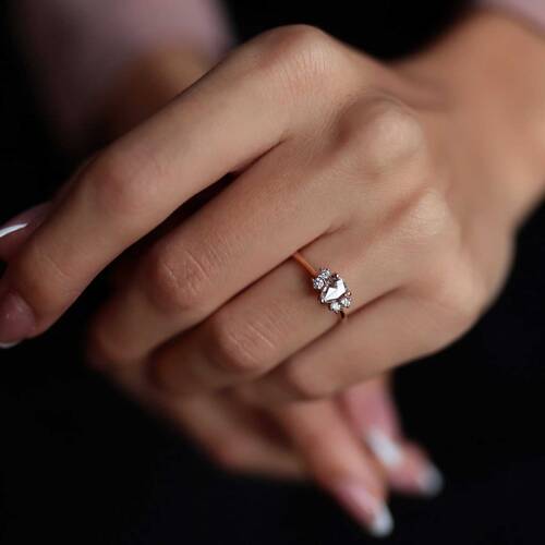 By Golden House - Queen Pırlanta Yüzük