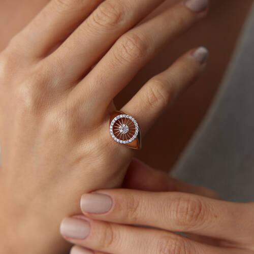 By Golden House - Raina Pırlanta Yüzük