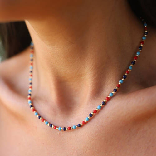 By Golden House - Rainbow Kolye