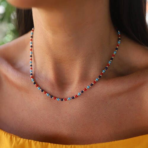 By Golden House - Rainbow Kolye (1)