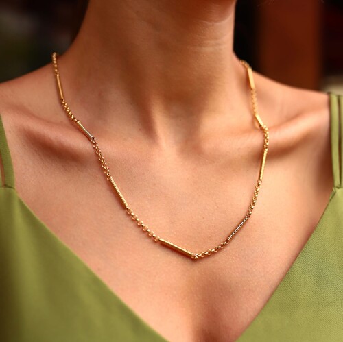 By Golden House - Retro Zincir Kolye By Golden House - Retro Zincir Kolye