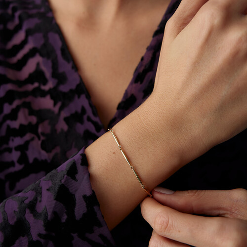 By Golden House - Ritim Elips Bileklik (1) By Golden House - Ritim Elips Bileklik (1)