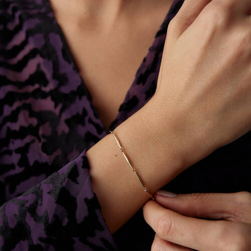 By Golden House - Ritim Elips Bileklik (1)