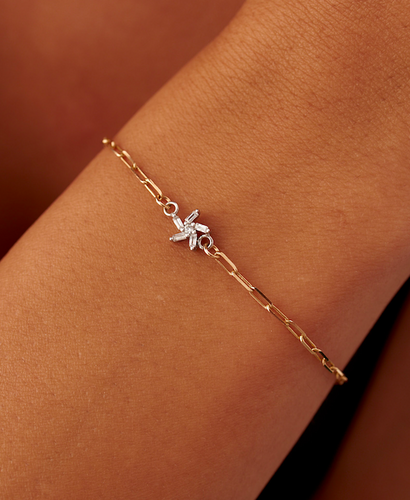 By Golden House - Rüzgar Gülü Baget Ataç Bileklik