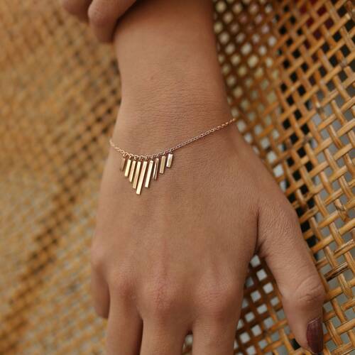 By Golden House - Saçak Bileklik