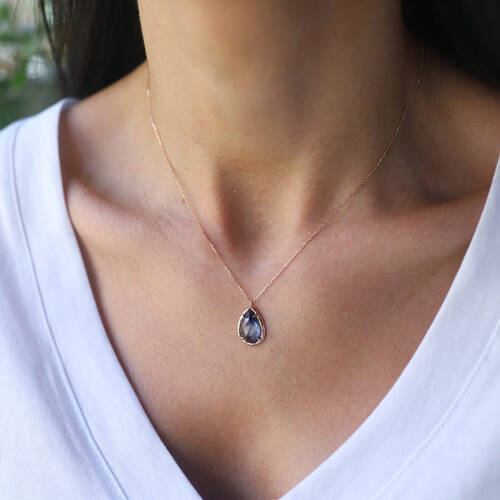 By Golden House - Safir Kolye (1)