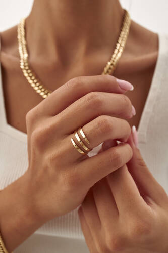 By Golden House - Sarmal Yüzük