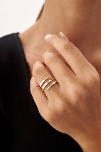 By Golden House - Sarmal Yüzük (1)