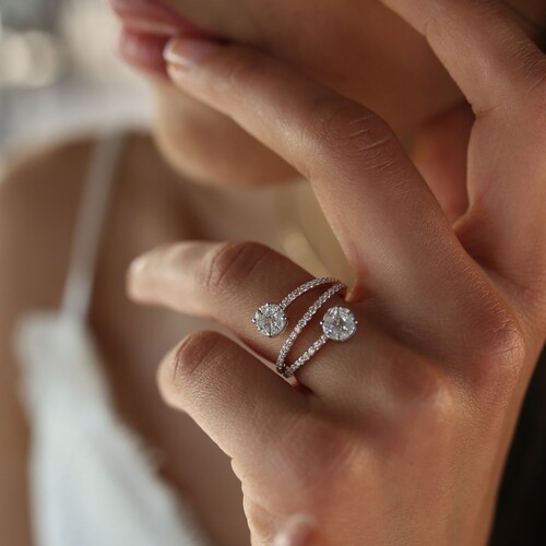 By Golden House - Sarmaşık Pırlanta Yüzük By Golden House - Sarmaşık Pırlanta Yüzük