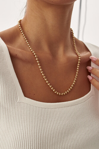 By Golden House - Saturn Doç Zincir Kolye (1) By Golden House - Saturn Doç Zincir Kolye (1)