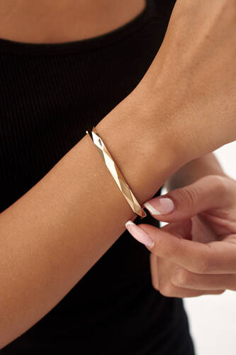 By Golden House - Seramik Kelepçe Bileklik