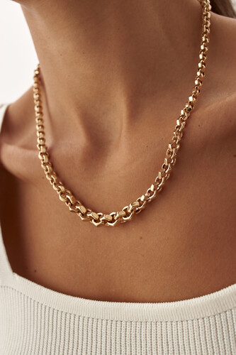 By Golden House - Seramik Rolo Doç Zincir Kolye (1) By Golden House - Seramik Rolo Doç Zincir Kolye (1)