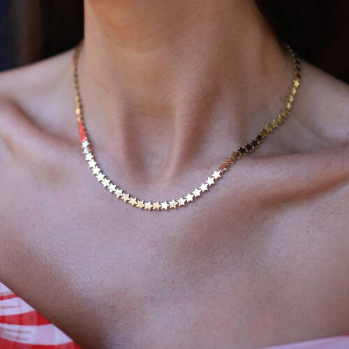 By Golden House - Sıra Yıldız Kolye