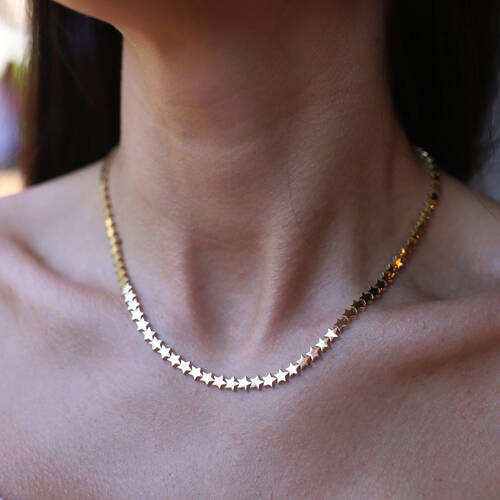 By Golden House - Sıra Yıldız Kolye (1)