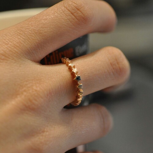 By Golden House - Sıra Yıldız Yüzük