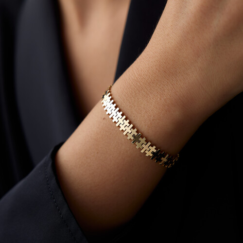 By Golden House - Sıralı Hashtag Bileklik By Golden House - Sıralı Hashtag Bileklik