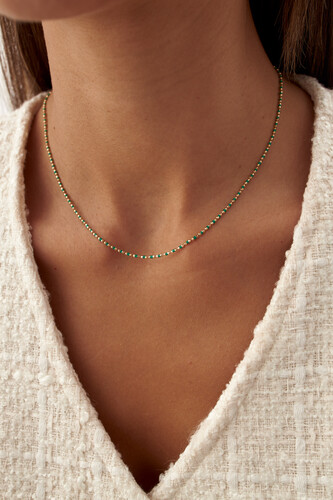 By Golden House - Mineli Golf Zincir Kolye By Golden House - Mineli Golf Zincir Kolye