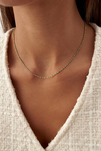 By Golden House - Mineli Golf Zincir Kolye