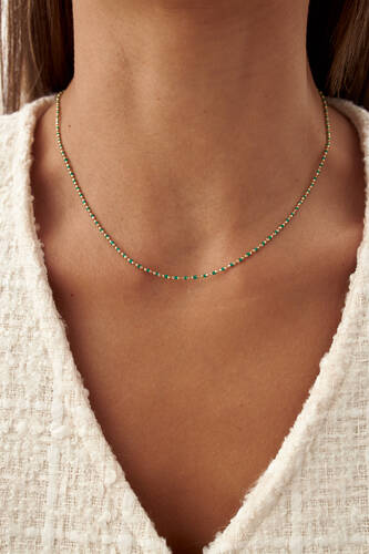 By Golden House - Mineli Golf Zincir Kolye (1)