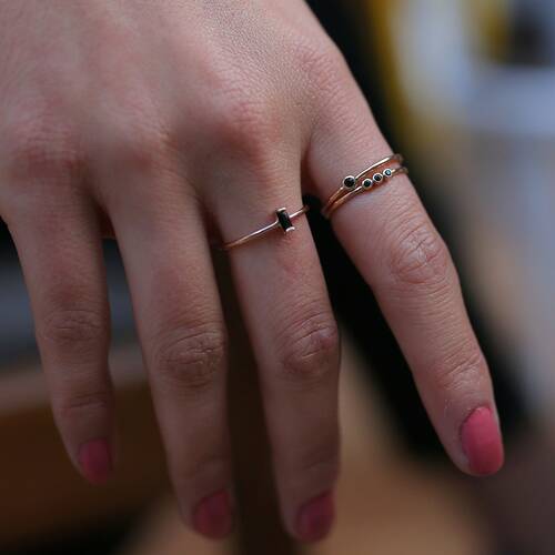 By Golden House - Siyah Baget Taşlı Kombin By Golden House - Siyah Baget Taşlı Kombin