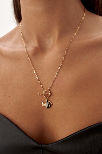 By Golden House - Small Ataç Balık Kolye By Golden House - Small Ataç Balık Kolye