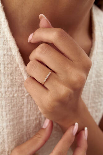 By Golden House - Solo Line Pırlanta Yüzük