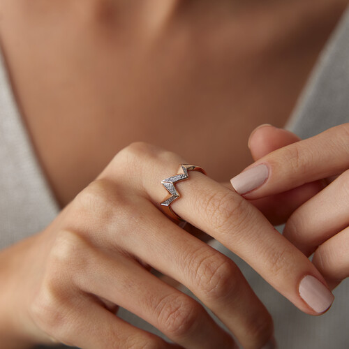 By Golden House - Sonic Pırlanta Yüzük By Golden House - Sonic Pırlanta Yüzük