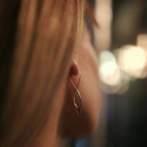 By Golden House - Sonsuzluk Küpe