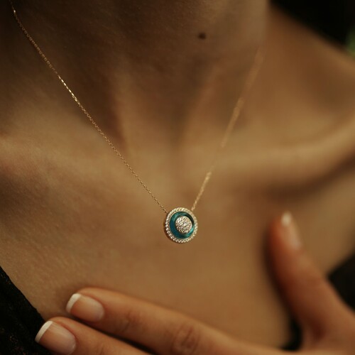 By Golden House - Sosyete Göz Kolye