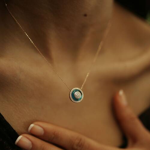 By Golden House - Sosyete Göz Kolye