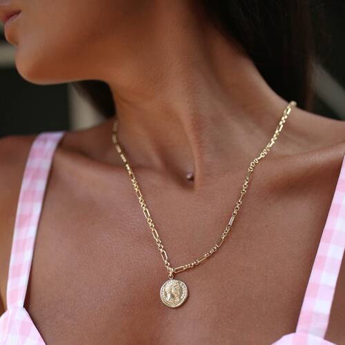 By Golden House - Sparta Madalyon Para Kolye