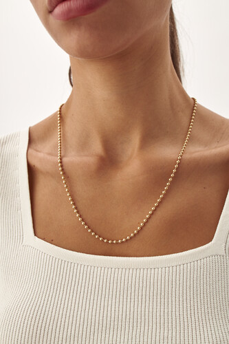 By Golden House - Spheres Zincir Kolye (1) By Golden House - Spheres Zincir Kolye (1)