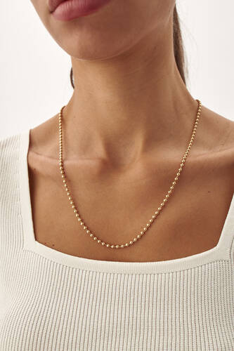 By Golden House - Spheres Zincir Kolye (1)