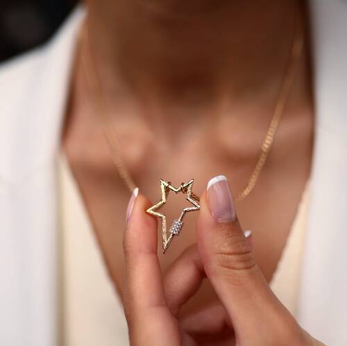 By Golden House - Spin Star Kolye