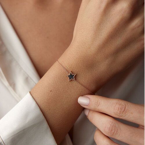 By Golden House - Stella Nera Bileklik