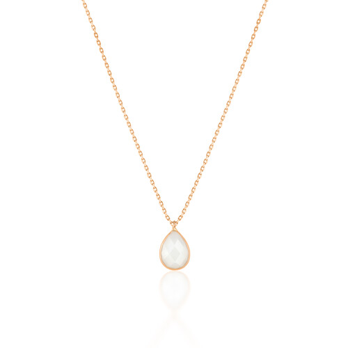 By Golden House - Süt Beyazı Damla Kolye (1) By Golden House - Süt Beyazı Damla Kolye (1)