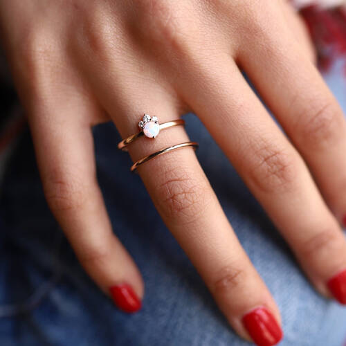 By Golden House - Taç Opal Yüzük (1) By Golden House - Taç Opal Yüzük (1)