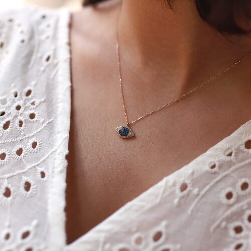 By Golden House - Taşlı Göz Kolye By Golden House - Taşlı Göz Kolye