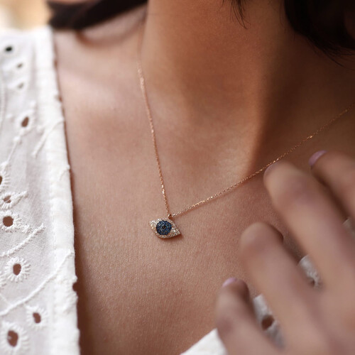 By Golden House - Taşlı Göz Kolye (1) By Golden House - Taşlı Göz Kolye (1)